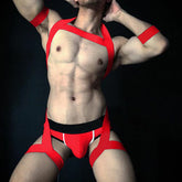 Elastic Full Body Halter-Harness Clubwear